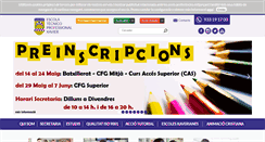 Desktop Screenshot of etpxavier.com